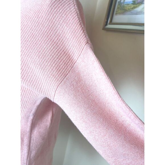 NWT GAP Womens Pink Pull Over Knit Sweater Oversize Cozy Preppy Classic Coastal - Picture 5 of 16